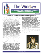 2013 April Newsletter cover