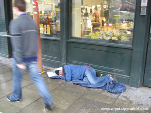 homeless man